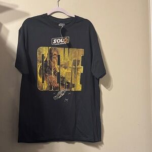 Cotton Disney Star Wars Solo A Star Wars Story Chewie Poster T-Shirt sz XL NWT